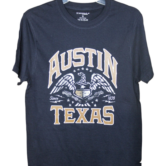 Austin Texas Eagle T-Shirt - Navy