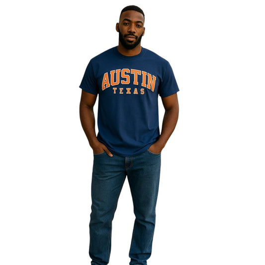 Austin Texas T-Shirt - Navy