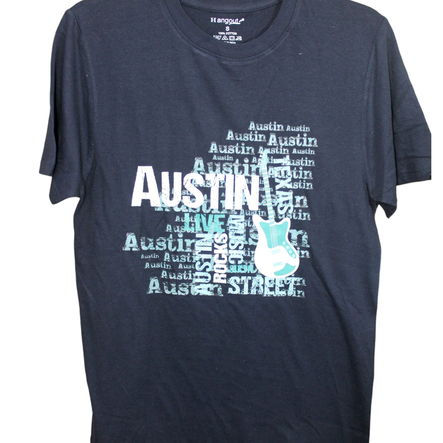 Austin Rocks T-Shirt - Navy