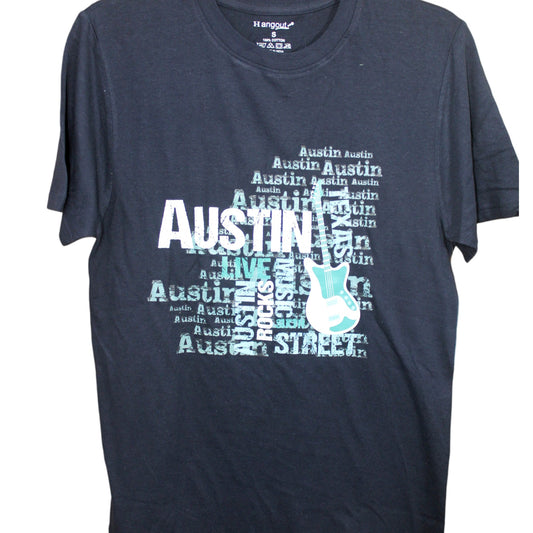 Austin Rocks T-Shirt - Navy