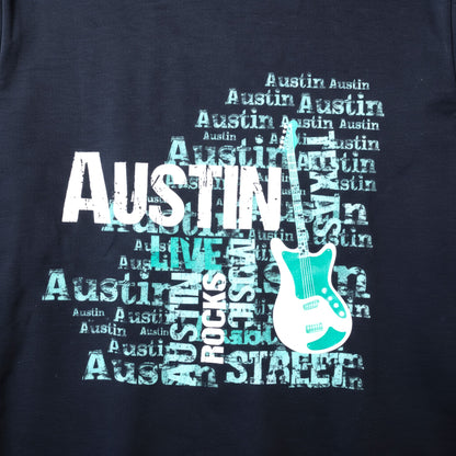 Austin Rocks T-Shirt - Navy