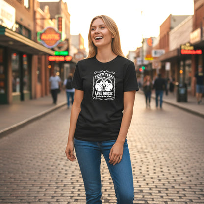 ATX Live Music Capital of the World T-Shirt - Black