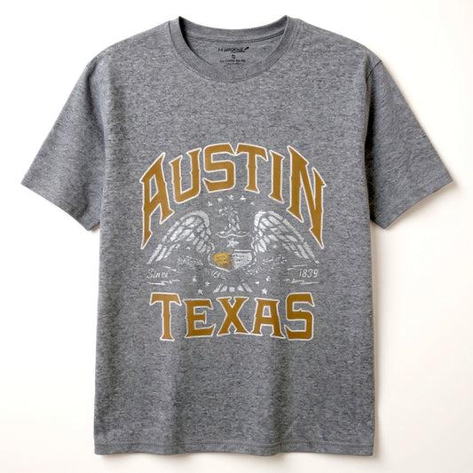 Austin Texas Eagle T-Shirt - Navy