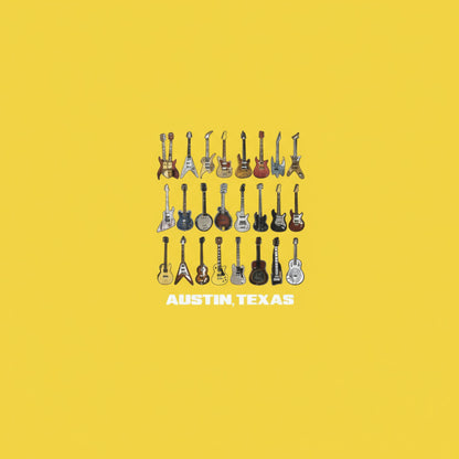 Austin Electric-Guitars T-Shirt - Yellow