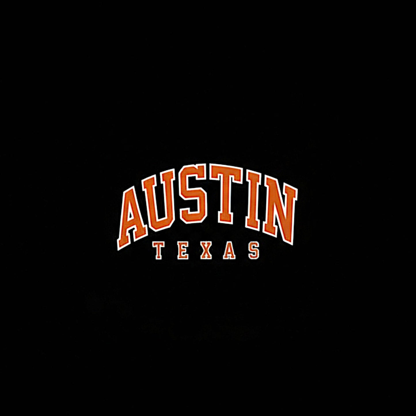 Austin Texas Hoodie-Black