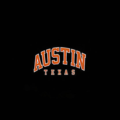 Austin Texas Hoodie-Black