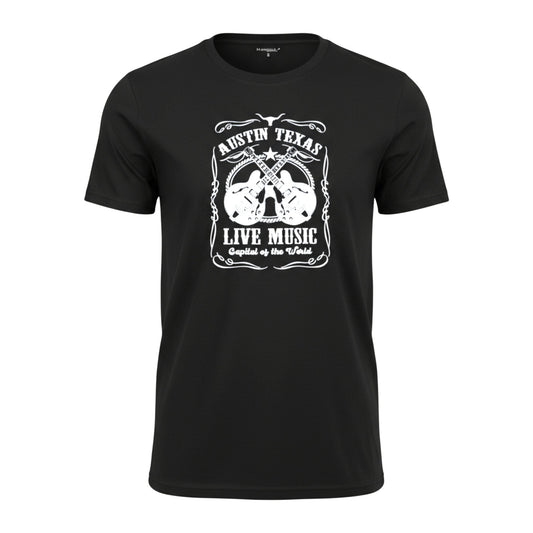 ATX Live Music Capital of the World T-Shirt - Black