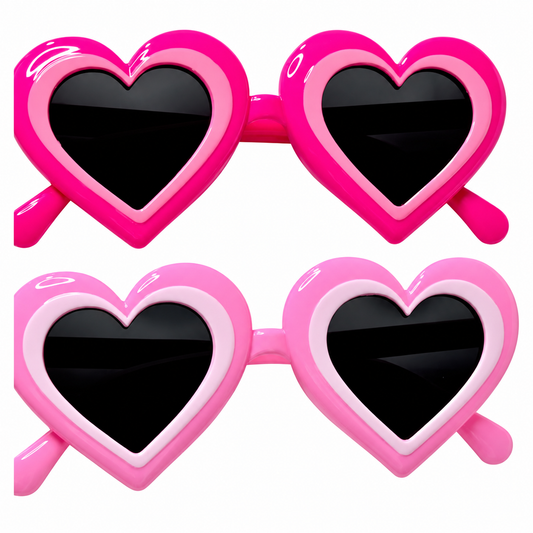 2148 Pink Heart Sunglass Set -$30/dzn