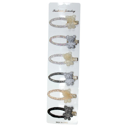 Sparkly Bear Barrette Set (1/2 Dzn)
