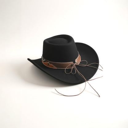 Longhorn strap leather Cowboy Hat-(1 DZN)