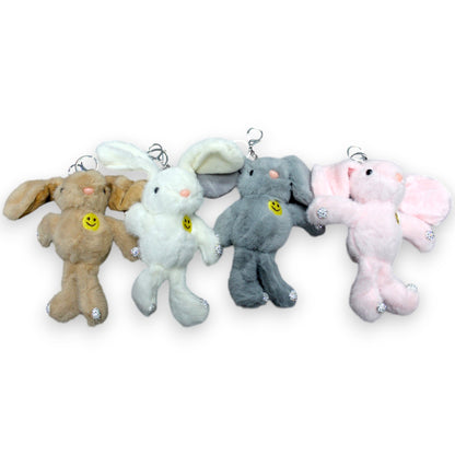 Bunny Smiley Face Keychain Set - 45532