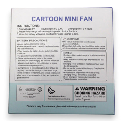 Cartoon Mini Fan - DD8012