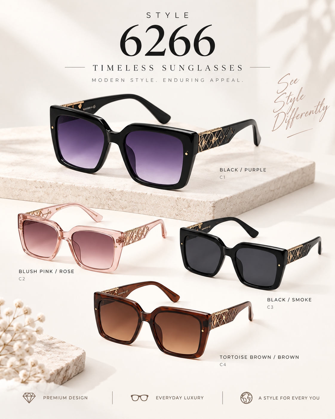 6266 TIMELESS SUNGLASSES