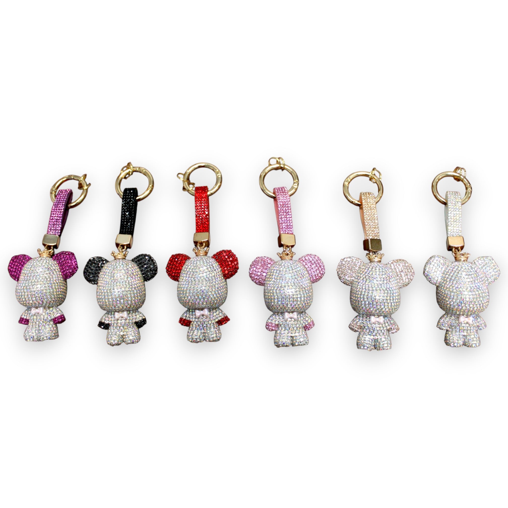Sparkly Elegant Bear Keychain Set – Cosmosb2b
