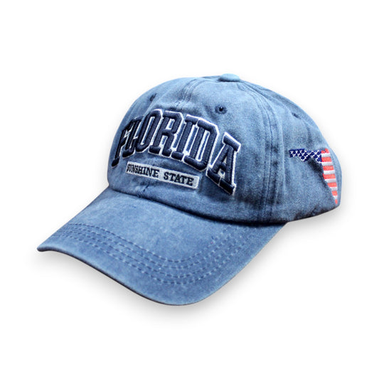 Florida Sunshine State Flag Hat - Blue (1 Dzn)