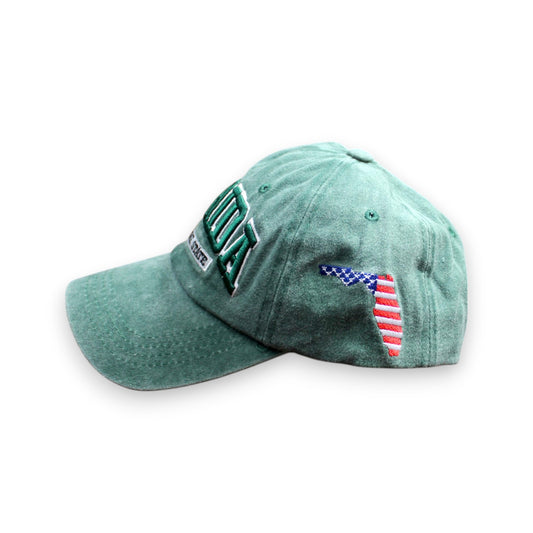 Florida Sunshine State Flag Hat - Green (1 Dzn)