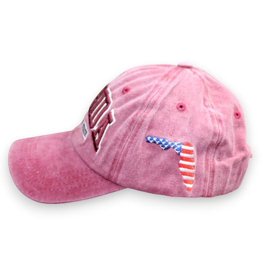 Florida Sunshine State Flag Hat - Maroon (1 Dzn)