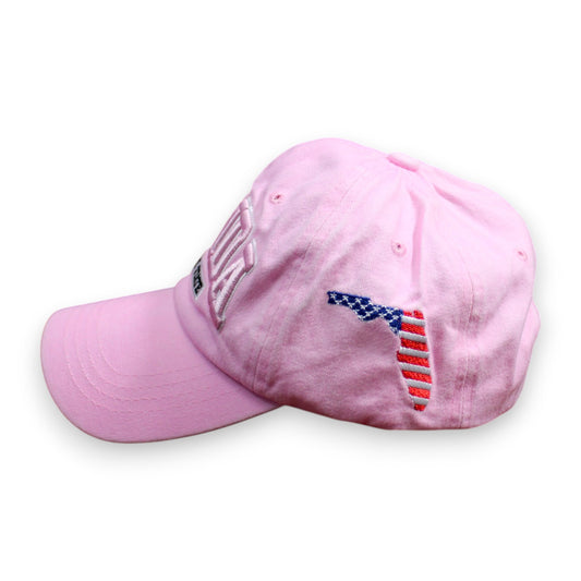 Florida Sunshine State Flag Hat - Pink (1 Dzn)