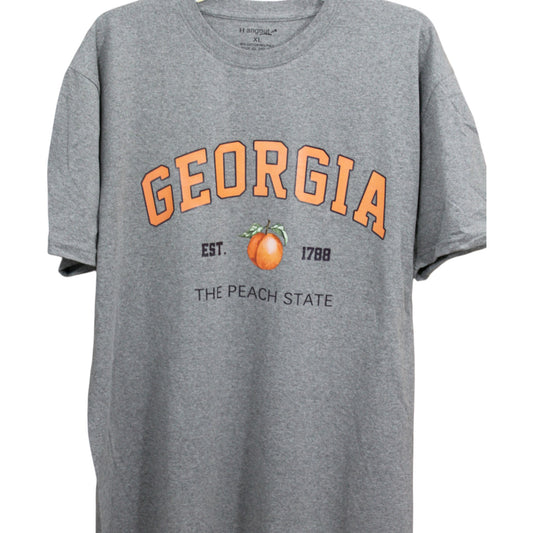Georgia Peach State T-Shirt - Gray