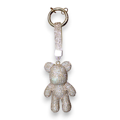 Sparkly Big Bear Keychain Set