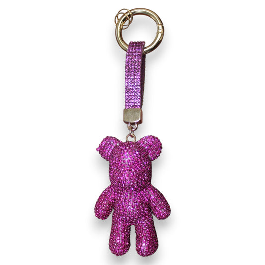 Sparkly Big Bear Keychain Set