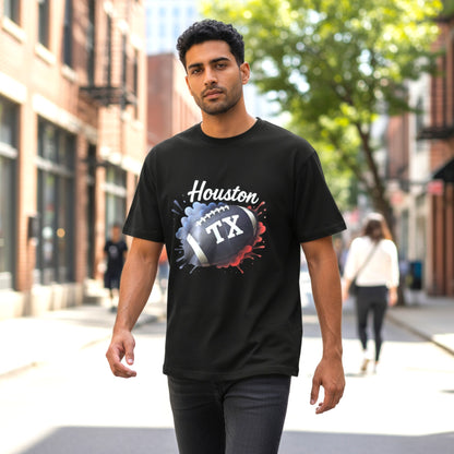 Houston Tx T-shirt-Black