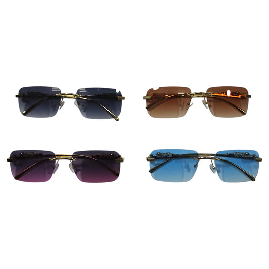 Smokey Cheetah Sunglass Set - KT10