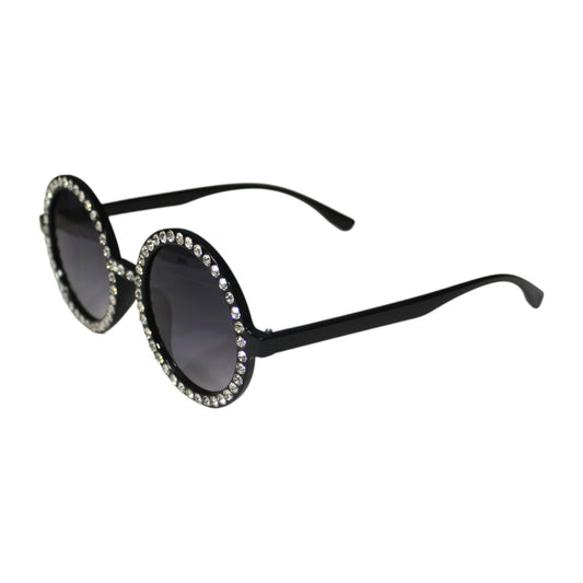Round Rhinestone Sunglass Set - KT14
