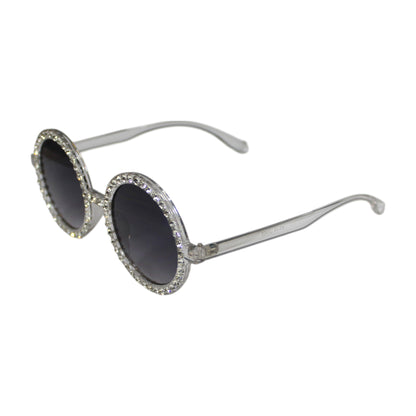 Round Rhinestone Sunglass Set - KT14