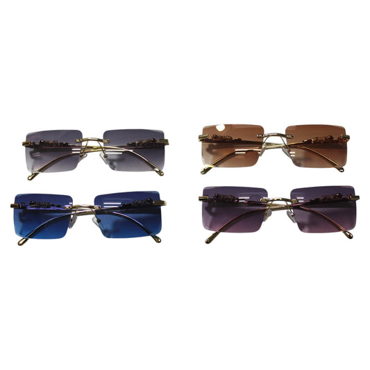 Smokey Cheetah Sunglass Set - KT8