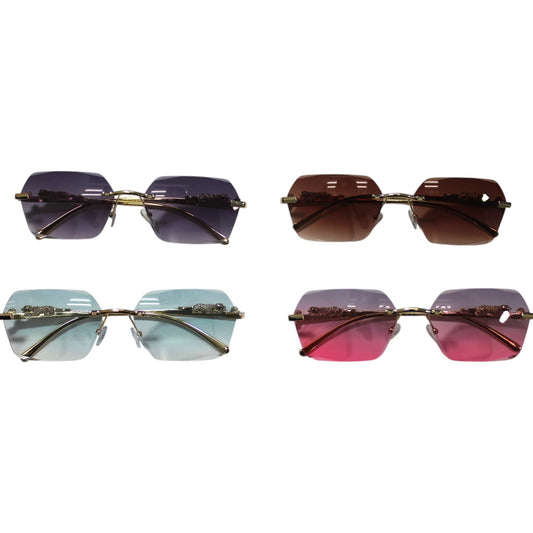 Smokey Cheetah Sunglass Set - KT9