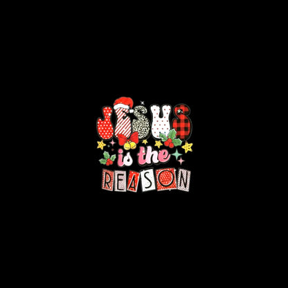 Jesus Christmas T-shirt-Black