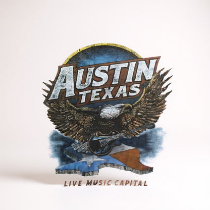 ATX 'Live Music Capital' T-Shirt - Blue