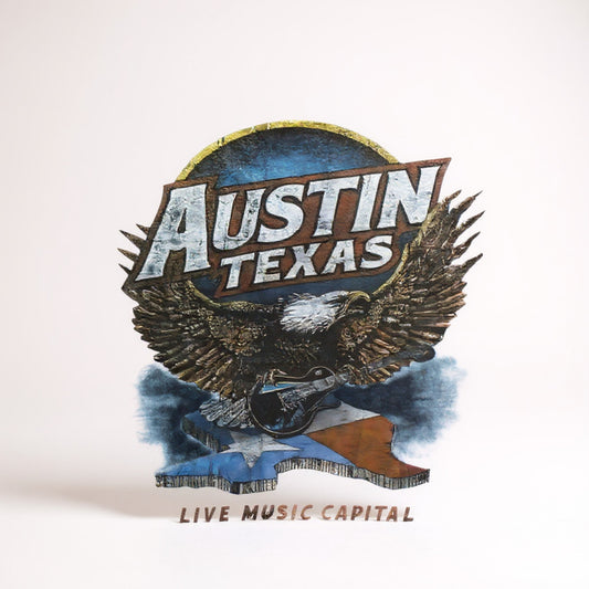 ATX 'Live Music Capital' T-Shirt - Blue