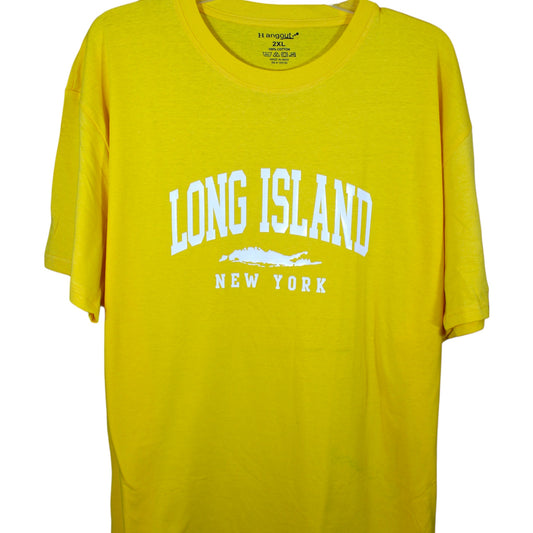 Long Island New York T-Shirt - Yellow