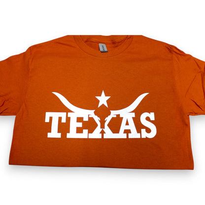 Longhorn Texas T-Shirt - Orange