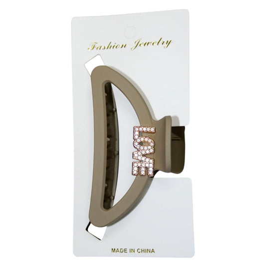 Love Hair Clip - Brown (1 Dzn)