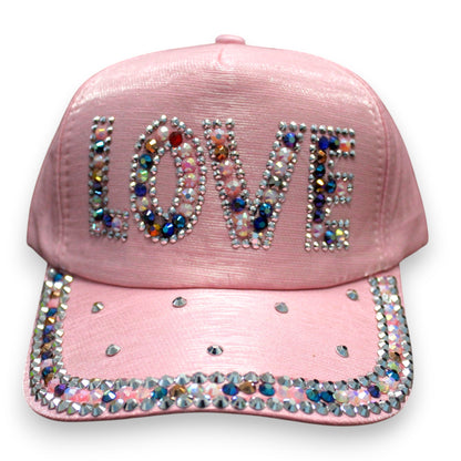 Sparkly Love Hat - Pink (1 Dzn)