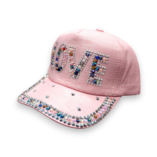 Sparkly Love Hat - Pink (1 Dzn)