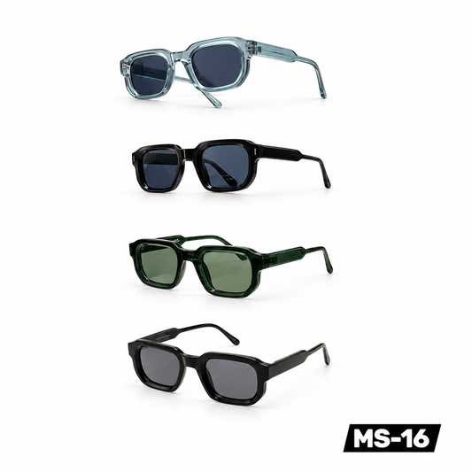 MS-16 CHUNKY 90'S RECTANGLE SUNGLASSES-$30/DZN