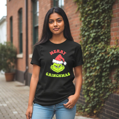 The Grinch 'Merry Grinchmas' T-Shirt - Black