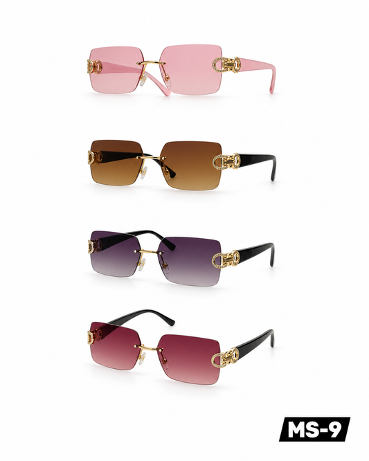 MS-9 C-DECOR RIMLESS SUNGLASSES- $30/DZN