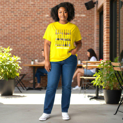 Austin Electric-Guitars T-Shirt - Yellow