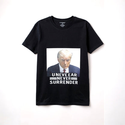Trump 'Never Surrender' T-Shirt - Black