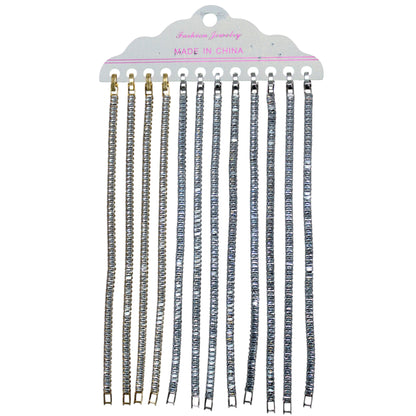 Rhinestone Bracelet Set (1 Dzn)