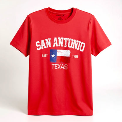 San Antonio est.1718 Flag T-Shirt