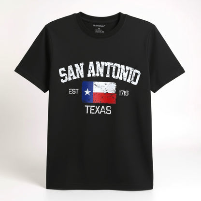 San Antonio est.1718 Flag T-Shirt