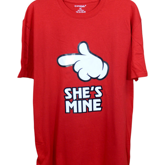 She's Mine T-Shirt - Red