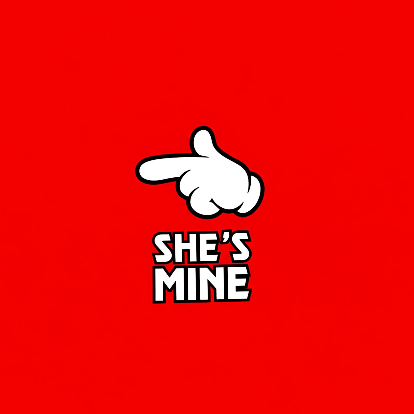 She's Mine T-Shirt - Red