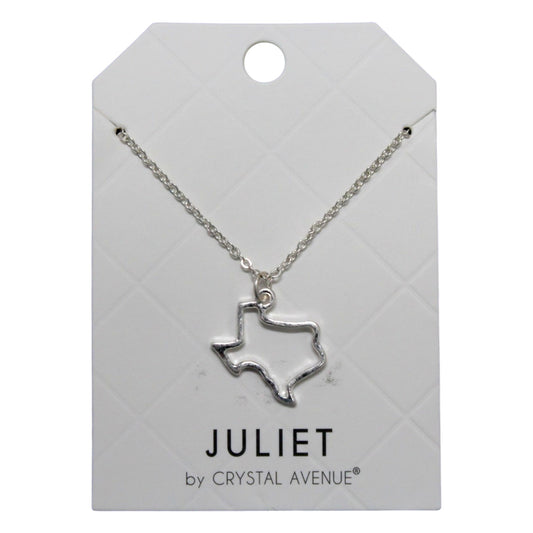 Texas Outline Necklace - 16326S (1 Dzn)